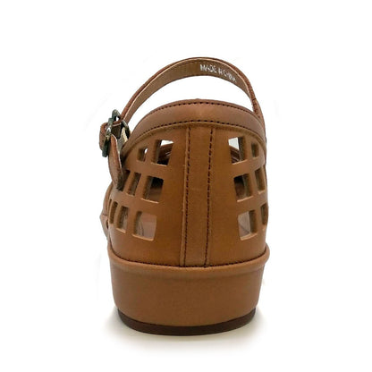 SAYA サヤ レディース ローヒール ストラップ シューズ 51247 靴 BEG 25.0cm