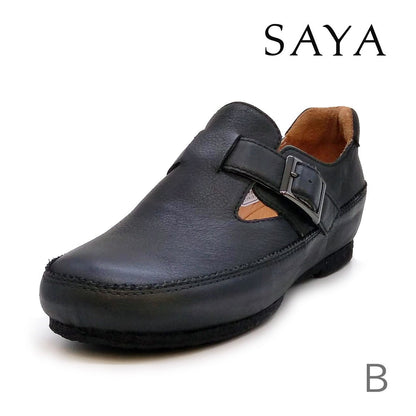 SAYA サヤ レディース ローヒール カジュアルシューズ 51256 B