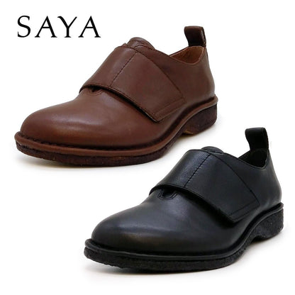 SAYA サヤ レディース ローヒール ベルクロ カジュアルシューズ 51267