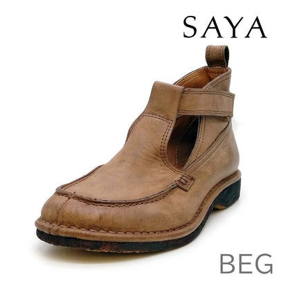 SAYA サヤ レディース ブーツ 51279 靴 BEG 22.0cm