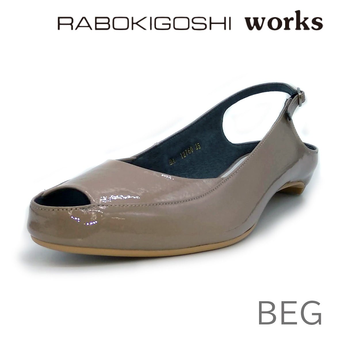 RABOKIGOSHI works ラボキゴシ　ワークス バックストラップ パンプス 12760 大きいサイズ (25.0cm) 靴 - RABOKIGOSHI works(ラボキゴシ ワークス) - 202シューズモリ オンラインショップ