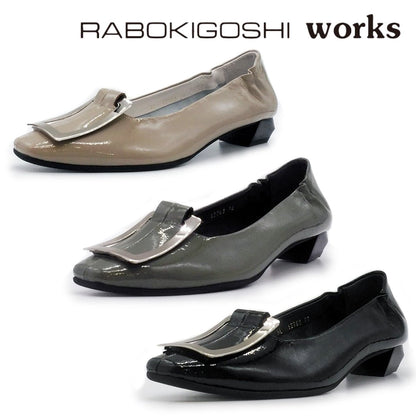 RABOKIGOSHI works ラボキゴシ ワークス レディース パンプス 12763 靴 - RABOKIGOSHI works(ラボキゴシ ワークス) - 202シューズモリ オンラインショップ