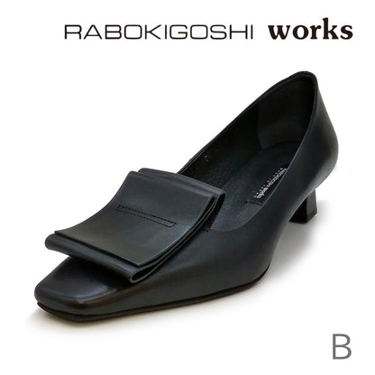 RABOKIGOSHI works ラボキゴシ ワークス レディース パンプス 12835 B 25.0cm