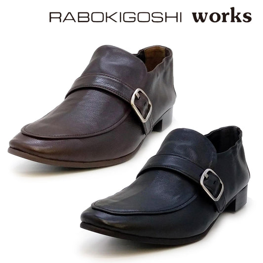 RABOKIGOSHI works ラボキゴシ ワークス レディース ベルト ローファー 12869
