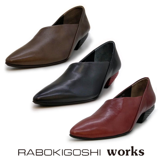 RABOKIGOSHI works レディース パンプス 12377R