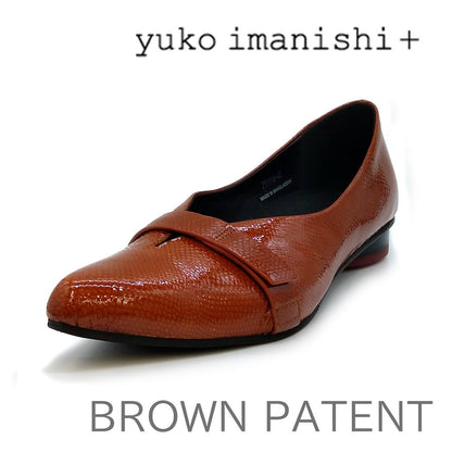 yuko imanishi + ユウコ イマニシ プラス レディース パンプス 751116 SASA BROWN PATENT
