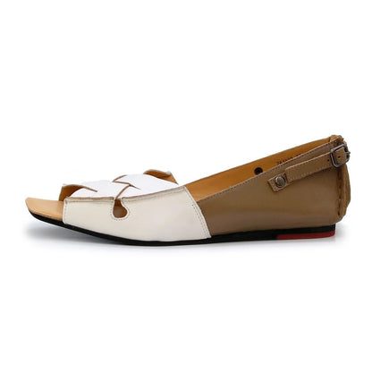 yuko imanishi + ユウコ イマニシ プラス レディース パンプス オープントゥ 761002 TOA WHITE