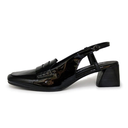 yuko imanishi + ユウコ イマニシ プラス レディース パンプス バックベルト 763000 AYME BLACK PATENT