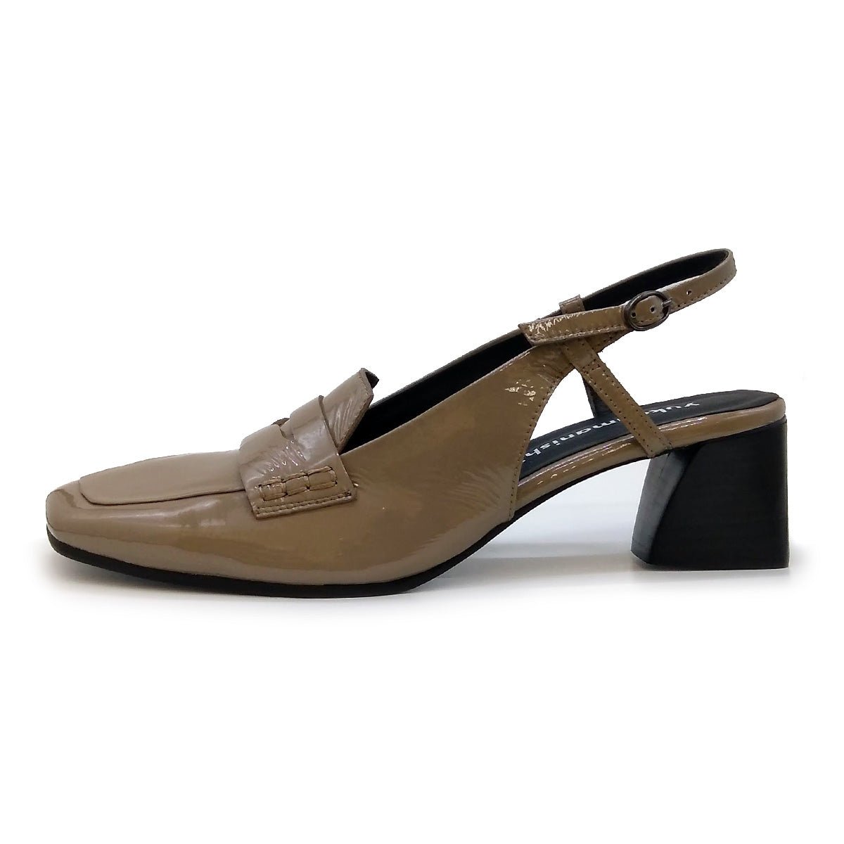 yuko imanishi + ユウコ イマニシ プラス レディース パンプス バックベルト 763000 AYME GRAY PATENT