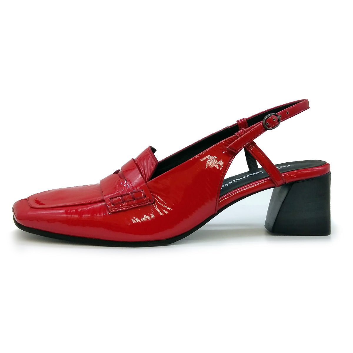 yuko imanishi + ユウコ イマニシ プラス レディース パンプス バックベルト 763000 AYME RED PATENT