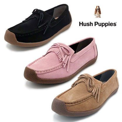 Hush Puppies レディース スエード キルト スリップオン L-3006T - Hush Puppies(ハッシュパピー) - 202シューズモリ オンラインショップ