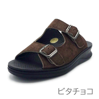 Hush Puppies レディース サンダル L-80T 豚革スエード - Hush Puppies(ハッシュパピー) - 202シューズモリ オンラインショップ