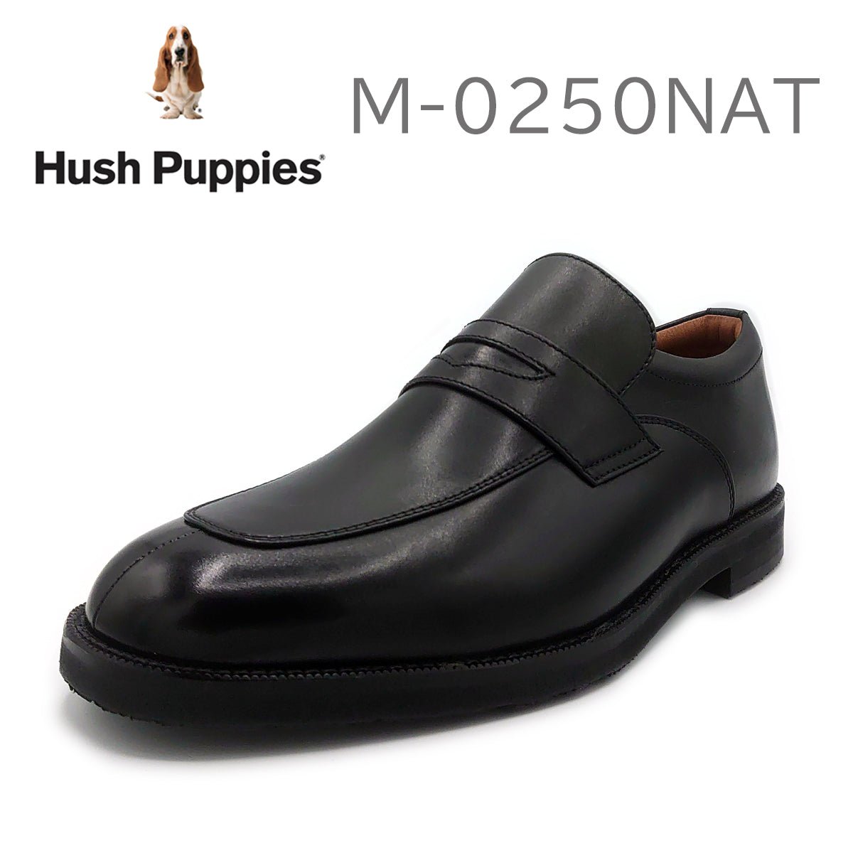 Hush Puppies メンズ ローファー ビジネスシューズ M-0250NAT - Hush Puppies(ハッシュパピー) - 202シューズモリ オンラインショップ