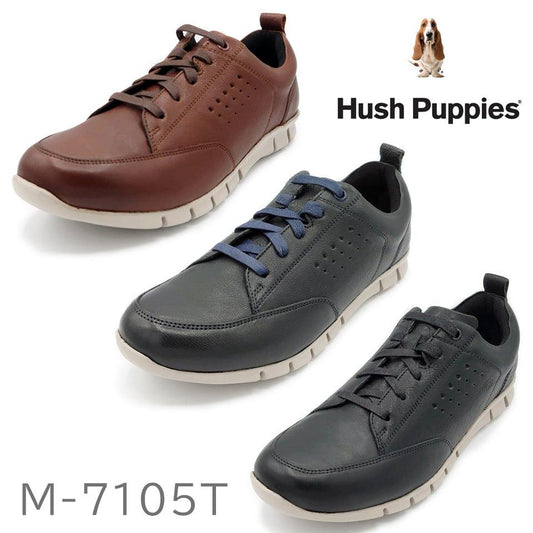 Hush Puppies メンズ レザースニーカー M-7105T - Hush Puppies(ハッシュパピー) - 202シューズモリ オンラインショップ