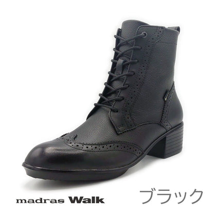 madras Walk レディース レースアップ 防水 ショートブーツ MWL1115 - madras Walk(マドラスウォーク) - 202シューズモリ オンラインショップ