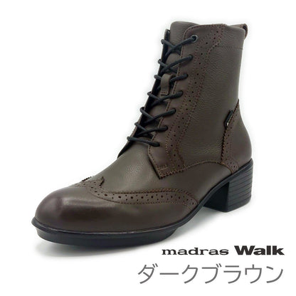 madras Walk レディース レースアップ 防水 ショートブーツ MWL1115 - madras Walk(マドラスウォーク) - 202シューズモリ オンラインショップ